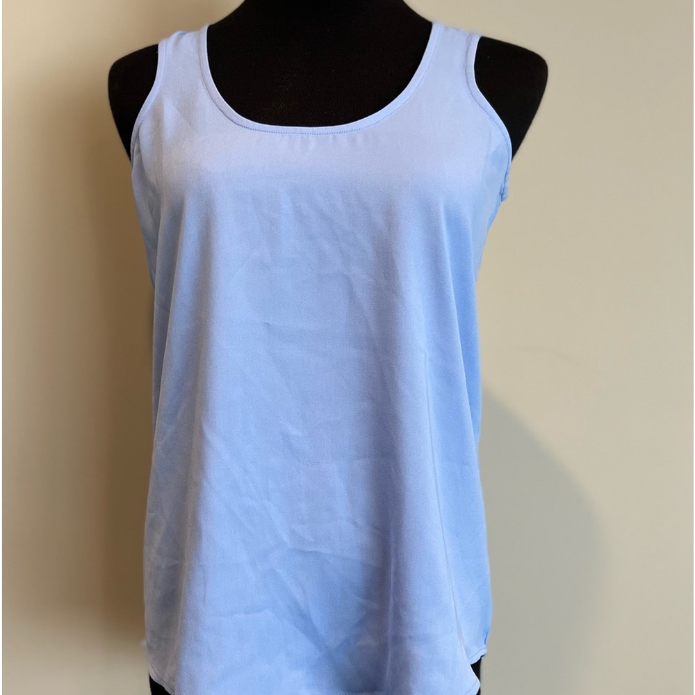 J Crew Mercantile Sleeveless Tank Top Size XXS Light Blue. NWT